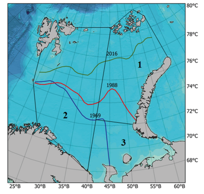 Informativeness (information-bearing) of factors forming interannual variability of the Barents Sea and its individual areas ice coveren
