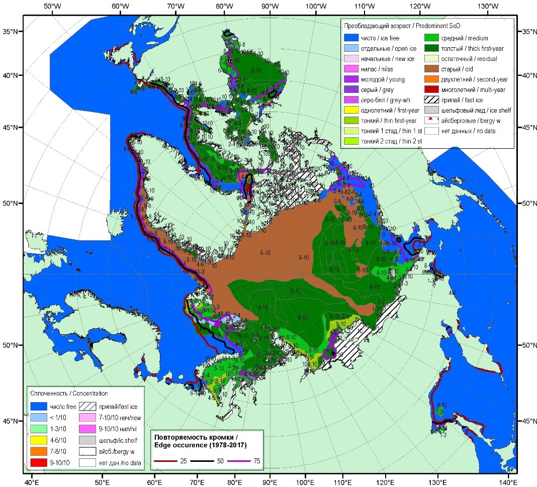 Current state and perspectives of ice cover studies in the Russian Arctic seas